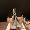Hermes Birkin 35cm togo M8/Gris Asphalt Silver Hardware Full Handmade 001