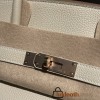 Leather 10/Craie with Rose Gold Fittings | Essential for Summer Outfits, Rare Color, Birkin 35 Togo