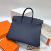 Birkin 40cm Togo Leather 2Z/Blue Nuit with Gold Hardware (GHW) | Fully Handcrafted