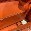 Birkin 40cm Togo Leather 93/Orange with Silver Hardware | Fully Handcrafted