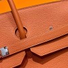 Birkin 40cm Togo Leather 93/Orange with Silver Hardware | Fully Handcrafted