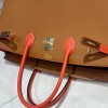 Birkin 40cm Epsom Leather 37/Gold & 9J/Feu with Gold Hardware