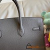 Birkin 40cm Togo Leather 8F/Etain with Silver Hardware | Fully Handcrafted