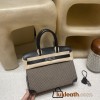 30cm Birkin with Waffle Stitch – The appeal lies in its rare design, so you’ll rarely see the same style when you go out! Color: 89 Black (Noir) with Silver Hardware