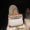 Hermès Birkin 30 (Swift Leather & Canvas) – Color: 37/Gold with Gold Hardware The attractive fusion of Swift leather and canvas creates an elegant vintage style – a rare model with great collector value.