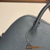 Hermes 25cm bolide Epsom Y7 /Blue Orage Full Handmade Silver Hardware002