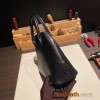 Hermes 25cm bolide Epsom 89 /Black (Noir) Full Handmade Silver Hardware003
