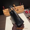 Hermes 25cm bolide Epsom 89 /Black (Noir) Full Handmade Gold Hardware005