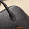Hermes 25cm bolide Epsom 89 /Black (Noir) Full Handmade Gold Hardware005