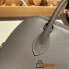 Hermes 25cm bolide Evercolor 0L/ Gris Meyer Full Handmade Gold Hardware006