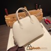 Hermes 25cm bolide Evercolor 10 /Craie Full Handmade Gold Hardware007