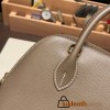 Hermes 25cm bolide Epsom 18 /Étoupe Grey Full Handmade Gold Hardware009