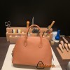 Hermes 25cm bolide evercolor 8F /Etain Full Handmade Gold Hardware013