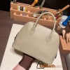 Hermes 25cm bolide evercolor 81 /Gris Tourterelle Full Handmade Gold Hardware015