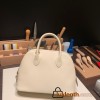 Hermes 25cm bolide evercolor 10 /Craie Full Handmade Gold Hardware021