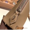 Hermes 25cm bolide evercolor 18 /Étoupe Grey (Étoupe) Full Handmade Silver Hardware025