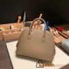 Hermes 25cm bolide evercolor 18 /Étoupe Grey (Étoupe) Full Handmade Gold Hardware026