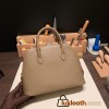 Hermes 25cm bolide evercolor 18 /Étoupe Grey (Étoupe) Full Handmade Gold Hardware026