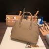 Hermes 25cm bolide evercolor 18 /Étoupe Grey (Étoupe) Full Handmade Gold Hardware026