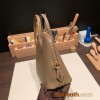 Hermes 25cm bolide evercolor 18 /Étoupe Grey (Étoupe) Full Handmade Gold Hardware026
