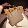 Hermes 27cm bolide 18 /Étoupe Grey (Étoupe)Gold Hardware Full Handmade