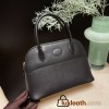 89 / Black    Gold Hardware Epsom  Bolide 27cm Full Hand-Stitching
