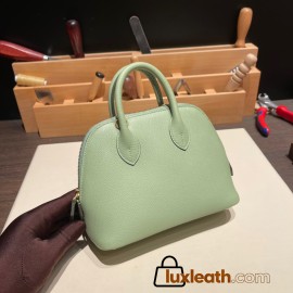 Hermes mini bolide evercolor 3I/Vert Criquet Full Handmade 001
