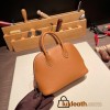 Hermes mini bolide evercolor 37/Gold Full Handmade 002