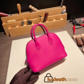 Hermes mini bolide evercolor L3 /Rose Purple Full Handmade 004