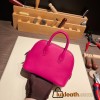Hermes mini bolide evercolor L3 /Rose Purple Full Handmade 004