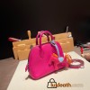 Hermes mini bolide evercolor L3 /Rose Purple Full Handmade 004