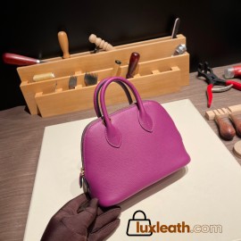 Hermes mini bolide evercolor P9 /Anemone Full Handmade 005