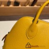Hermes mini bolide evercolor 9D /Jaune Ambre Full Handmade 006