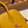 Hermes mini bolide evercolor 9D /Jaune Ambre Full Handmade 006