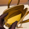Hermes mini bolide evercolor 9D /Jaune Ambre Full Handmade 006