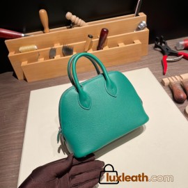 Hermes mini bolide evercolor U4 /Vert Vertigo Full Handmade 007