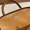Hermes mini bolide evercolor 2S /Sesame Full Handmade 008
