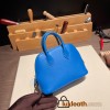 Hermes mini bolide evercolor 7Q/ Mykonos Full Handmade 009
