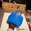 Hermes mini bolide evercolor 7Q/ Mykonos Full Handmade 009
