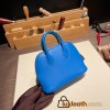 Hermes mini bolide evercolor 7Q/ Mykonos Full Handmade 009