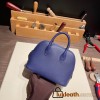 Hermes mini bolide evercolor 73 /Blue Saphir Full Handmade 010
