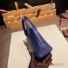 Hermes mini bolide evercolor 73 /Blue Saphir Full Handmade 010