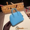 Hermes mini bolide evercolor P3 /Blue du Nord Full Handmade 011