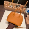 Hermes mini bolide evercolor 1H /Toffee Full Handmade 012