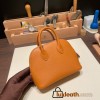 Hermes mini bolide evercolor 1H /Toffee Full Handmade 012