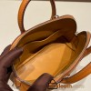 Hermes mini bolide evercolor 1H /Toffee Full Handmade 012