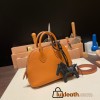 Hermes mini bolide evercolor 1H /Toffee Full Handmade 012