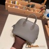 Hermes mini bolide evercolor 8F /Etain Full Handmade 013