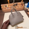 Hermes mini bolide evercolor 8F /Etain Full Handmade 013