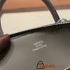 Hermes mini bolide evercolor 8F /Etain Full Handmade 013